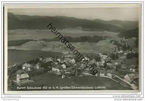 Schluchsee - Schwarzwaldsee - Luftbild - Foto-AK