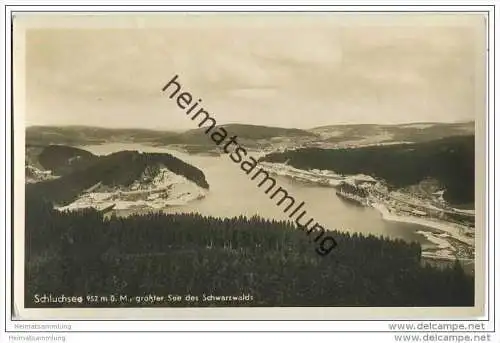 Schluchsee - Schwarzwaldsee - Foto-AK