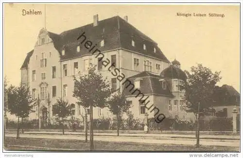 Berlin-Dahlem - Königin Luisen Stiftung - Verlag Klickow Gross Lichterfelde-West