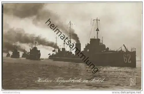 Hochsee Torpedoboot - Foto-AK