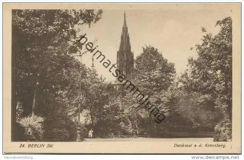 Berlin-Kreuzberg - Denkmal auf dem Kreuzberg 30er Jahre