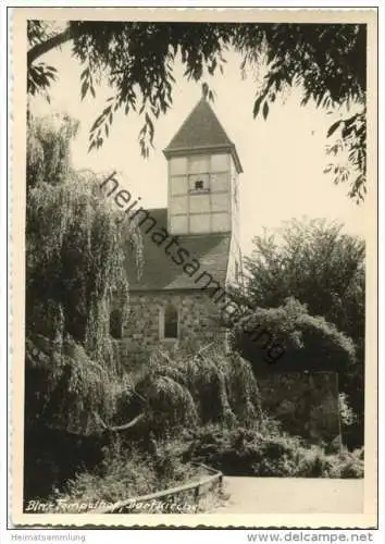 Berlin-Tempelhof - Dorfkirche - Foto-AK Grossformat - Verlag Bruno Schroeter Berlin 1963