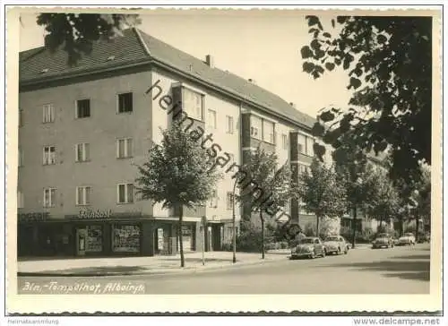 Berlin-Tempelhof - Alboinstrasse Ecke Kaiser-Wilhelm-Strasse - Foto-AK Grossformat Handabzug - Verlag Bruno Schroeter 50