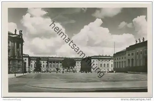 Berlin Mitte - Universität - Foto-AK - Verlag Otto Hagemann Berlin