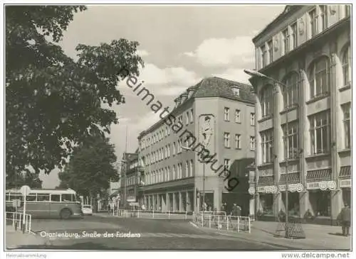 Oranienburg - Strasse des Friedens - Foto-AK Grossformat - Verlag Kurt Mader Berlin