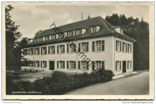 Stahlbad Imnau - Sanatorium Josefshaus - Foto-AK - Verlag Kettling &amp; Krüger Schalksmühle