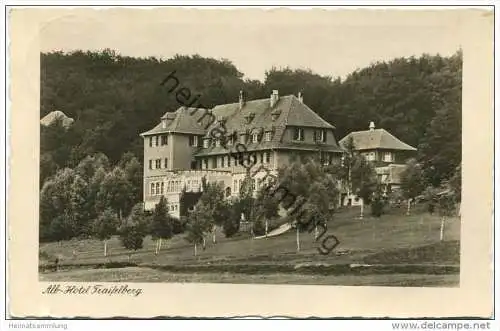 Lichtenstein - Alb-Hotel Traifelberg - Foto-AK - Verlag Gebr. Metz Tübingen - Feldpost gel. 1939