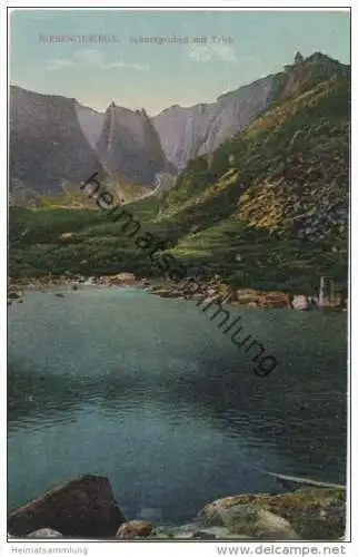 Schneegruben mit Teich - Verlag Robert Hügel Berlin