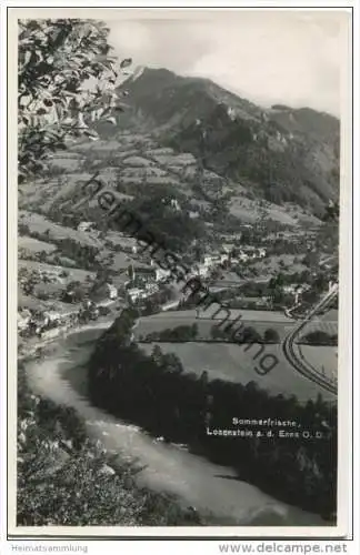 Losenstein - Foto-AK - Verlag Rudolf Rieder Losenstein - rückseitig beschrieben