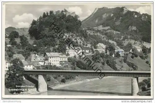 Losenstein an der Enns - Foto-AK - Verlag Rudolf Rieder Losenstein gel. 1957