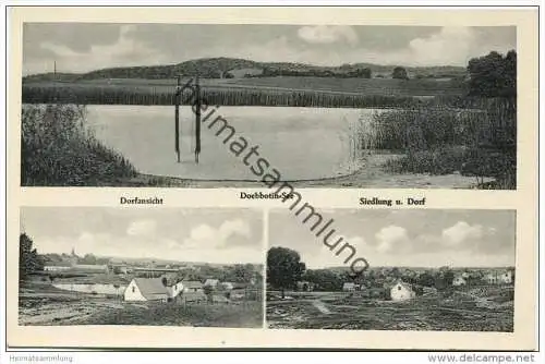 Neuenhagen N. M - Doebbotin-See - Dorfansicht - Siedlung - Verlag Foto-Martens Freienwalde
