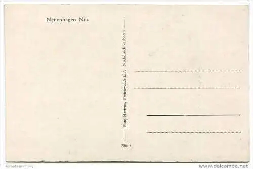 Neuenhagen N. M - Doebbotin-See - Dorfansicht - Siedlung - Verlag Foto-Martens Freienwalde