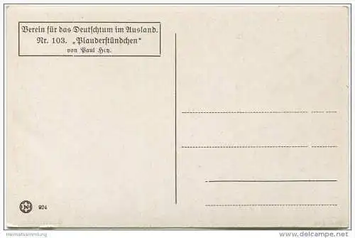 Paul Hey - Plauderstündchen - Verein für das Deutschtum im Ausland - Nr. 103