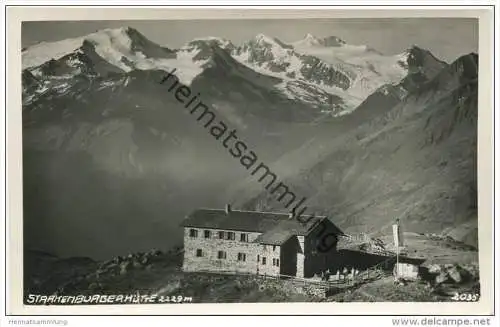 Starkenburgerhütte - Foto-AK - Verlag Much Heiss Innsbruck 40er Jahre