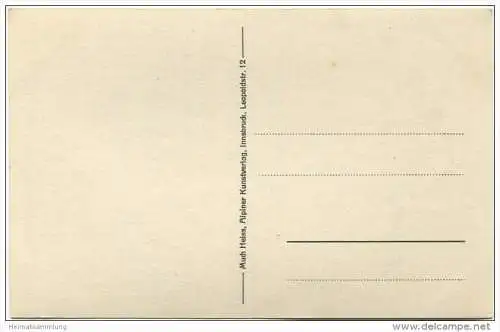 Vernagt Hütte gegen Brochkogel - Foto-AK - Verlag Much Heiss Innsbruck 40er Jahre