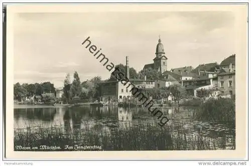 Waren - Am Jungfernstieg - Foto-AK