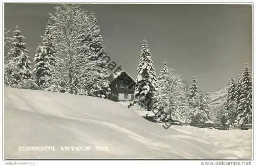 Steinberghütte - Westendorf - Foto-AK - Verlag Robert Traunmüller Hopfgarten gel. 1968