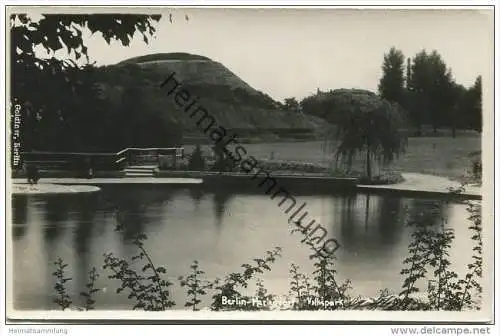 Berlin-Mariendorf - Volkspark - Foto-AK - Goldiner Berlin 30er Jahre