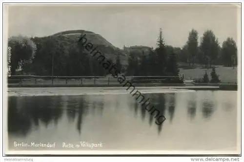 Berlin-Mariendorf - Volkspark - Foto-AK - Goldiner Berlin 30er Jahre