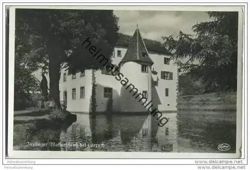 Inzlingen - Wasserschloss - Foto-AK