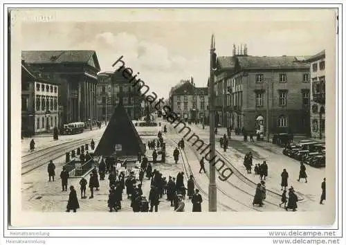 Karlsruhe - Marktplatz - Foto-AK