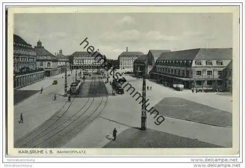 Karlsruhe - Bahnhofplatz - Strassenbahn