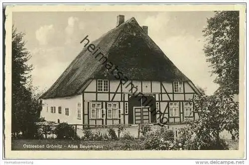 Ostseebad Grömitz - Altes Bauernhaus - Foto-AK
