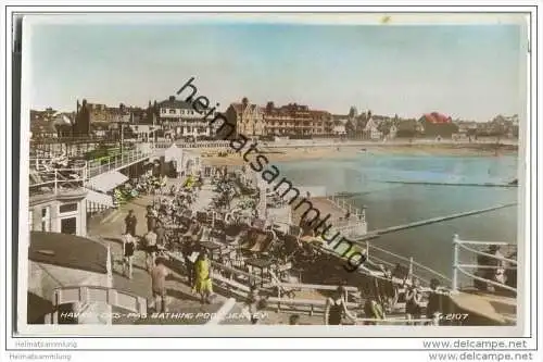 Jersey - Havre-Des-Pas Bathing Pool - Foto-AK 30er Jahre