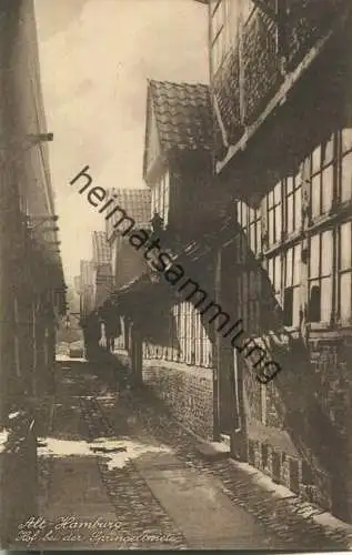 Alt-Hamburg - Hof bei der Springeltwiete - Verlag Max Lemke Hamburg