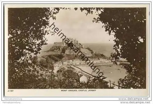 Jersey - Mont Orgueil Castle - Foto-AK 30er Jahre