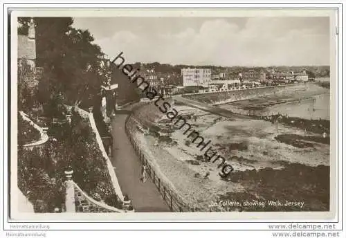 Jersey - La Collette - Foto-AK 30er Jahre