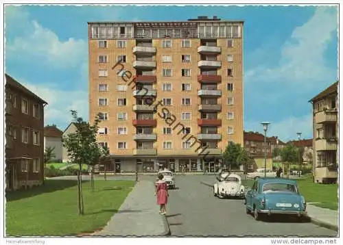 Helmstedt - Hochhaus an der Masch - AK-Grossformat - Verlag Kurt Engel Helmstedt 60er Jahre