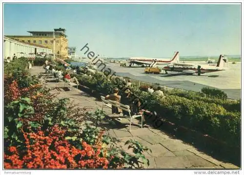 Stuttgart - Flughafen - Echterdingen - AK-Grossformat 1970 - Zobel-Verlag Stuttgart