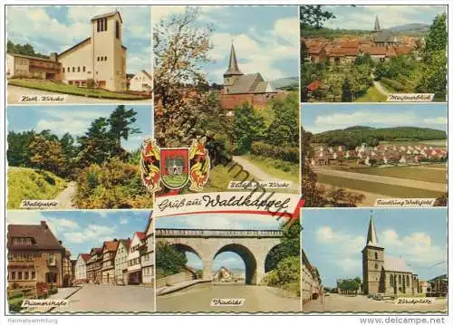 Waldkappel - AK Grossformat - Verlag Georg Hohmeister Waldkappel 60er Jahre