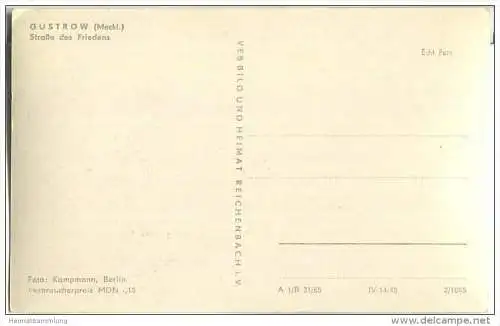 Güstrow - Straße des Friedens - Foto-AK