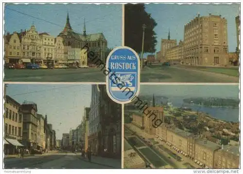Rostock - Verlag VEB Bild und Heimat Reichenbach - AK-Grossformat ca. 1960