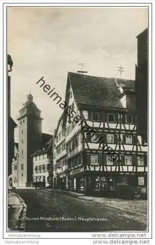 Mosbach - Hauptstrasse - Foto-AK