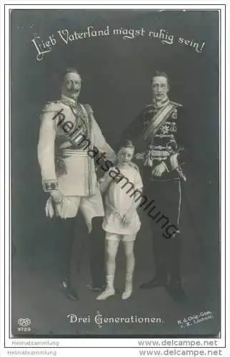 Lieb Vaterland magst ruhig sein! - Drei Generationen von Preussen