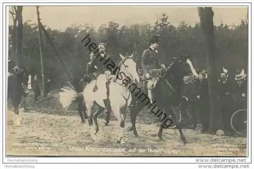 Preussen - Unser Kronprinzenpaar auf der Hubertusjagd
