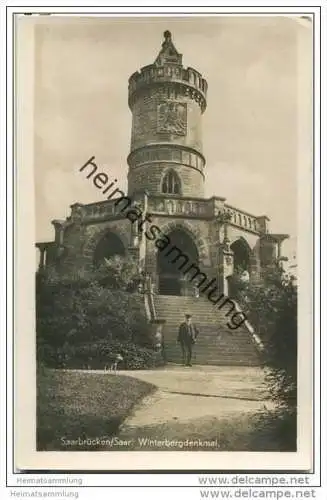 Saarbrücken - Winterbergdenkmal - Foto-AK