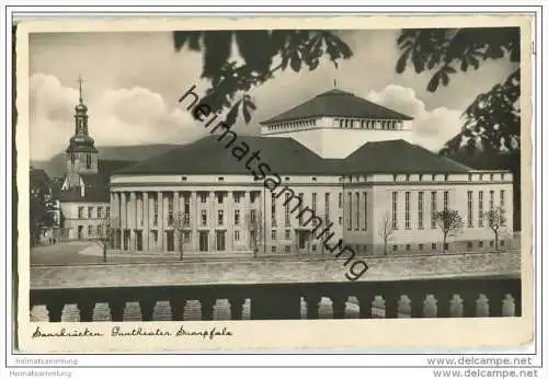 Saarbrücken - Gautheater Saarpfalz - Foto-AK