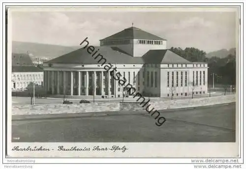 Saarbrücken - Gautheater Saar-Pfalz - Foto-AK