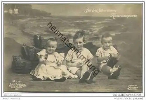 Die drei Söhne unseres Kronprinzenpaares