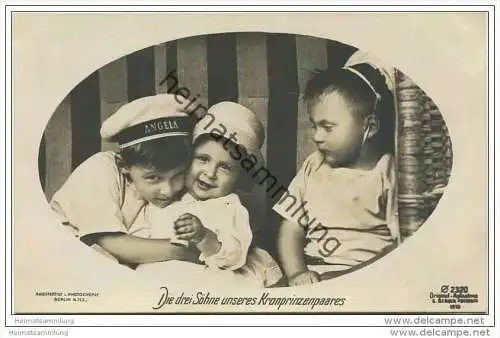 Die drei Söhne des Kronprinzenpaares
