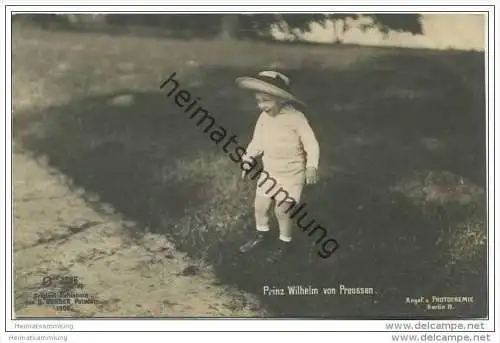 Prinz Wilhelm von Preussen - Sohn des Kronprinzenpaares