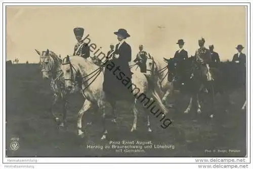 Prinz Ernst August Herzog zu Braunschweig und Lüneburg mit Gemahlin