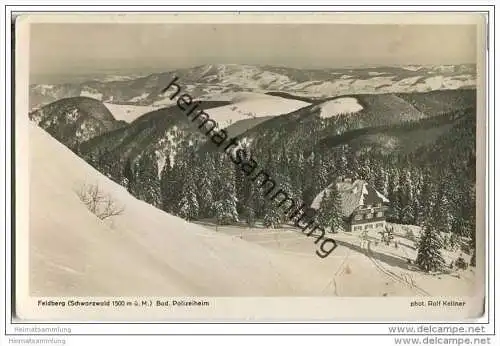 Feldberg - Badisches Polizeiheim - Foto-AK