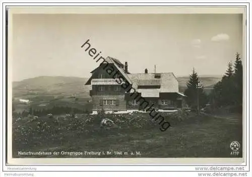 Naturfreundehaus Ortsgruppe Freiburg - Foto-AK