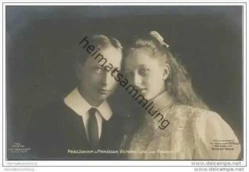 Prinz Joachim von Preussen und Prinzessin Victoria Luise von Preussen