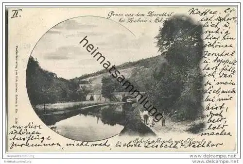 Saverne - Zabern - Zornthal - Schiefe Brücke